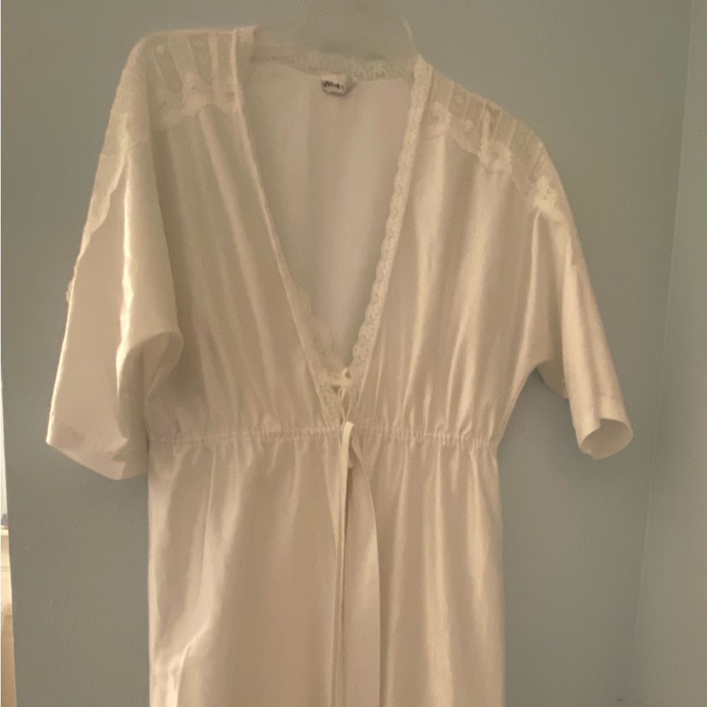Vintage Julie Girl Long Slip Nightgown & Robe/Lingerie Set
